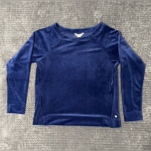 ' Tommy Bahama Velour Navy Velvet Long-Sleeve sweater Size S